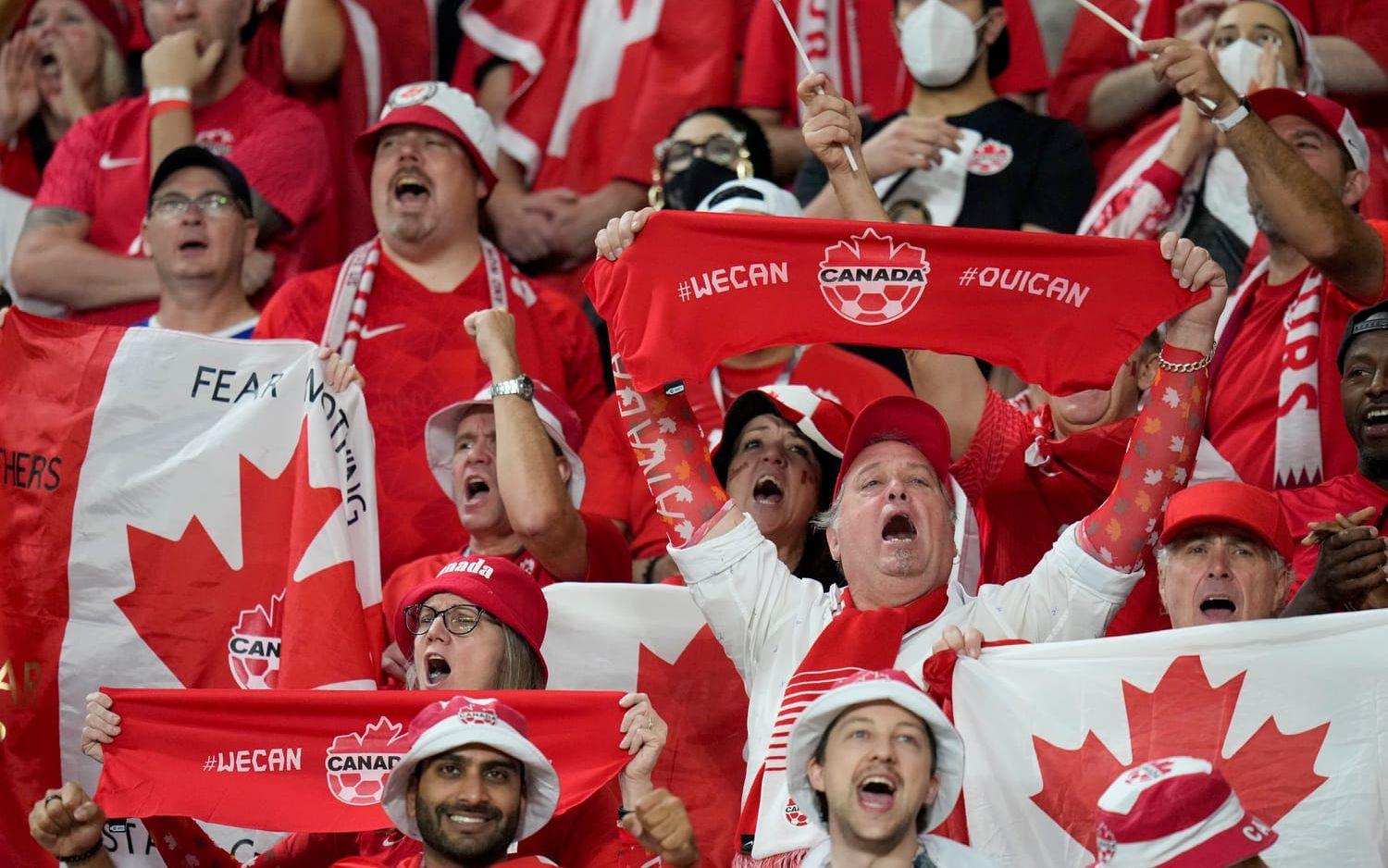 Bilder från Kroatien seger över Kanada. 
