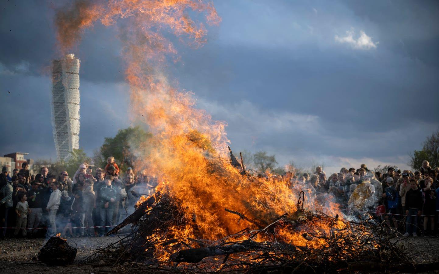 Valborgsfirandet i centrala Malmö i fjol. Arkivbild.