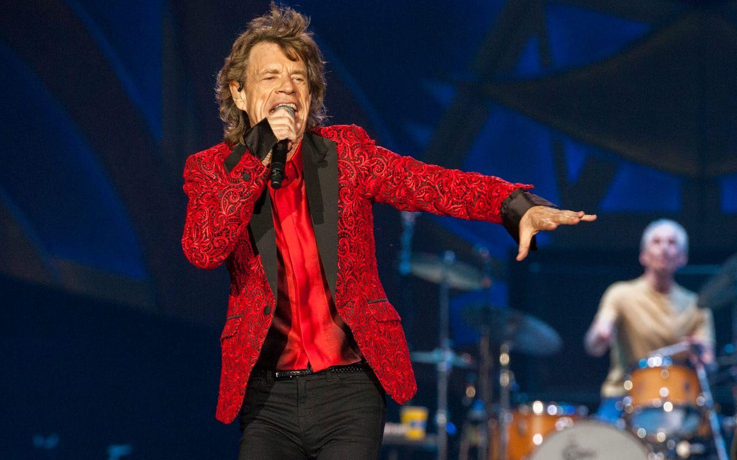 Mick Jagger och hans Rolling Stones är klara med nya skivan. BILD: Scanpix