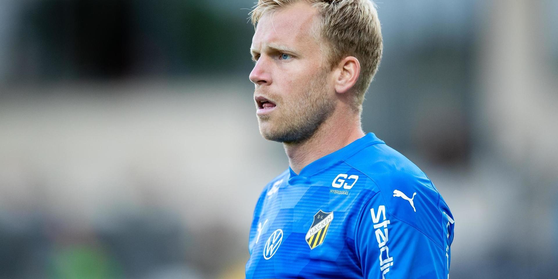 Arkivbild. Häckens målvakt Peter Abrahamsson gjorde comeback under lördagen. 