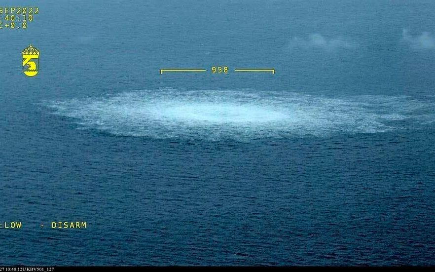 Sprängningarna av gasledningarna i Östersjön 2022 är ett av skälen till varför sex länder runt Nordsjön nu ingår ett avtal för att öka skyddet för kritisk infrastruktur i havet. Arkivbild.