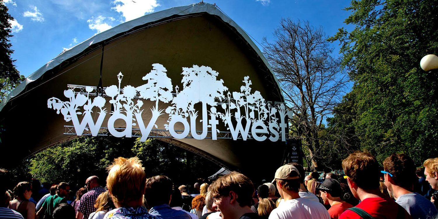 På torsdag drar tioårsjubilerande festivalen Way Out West igång i Slottsskogen i Göteborg. Arkivbild.