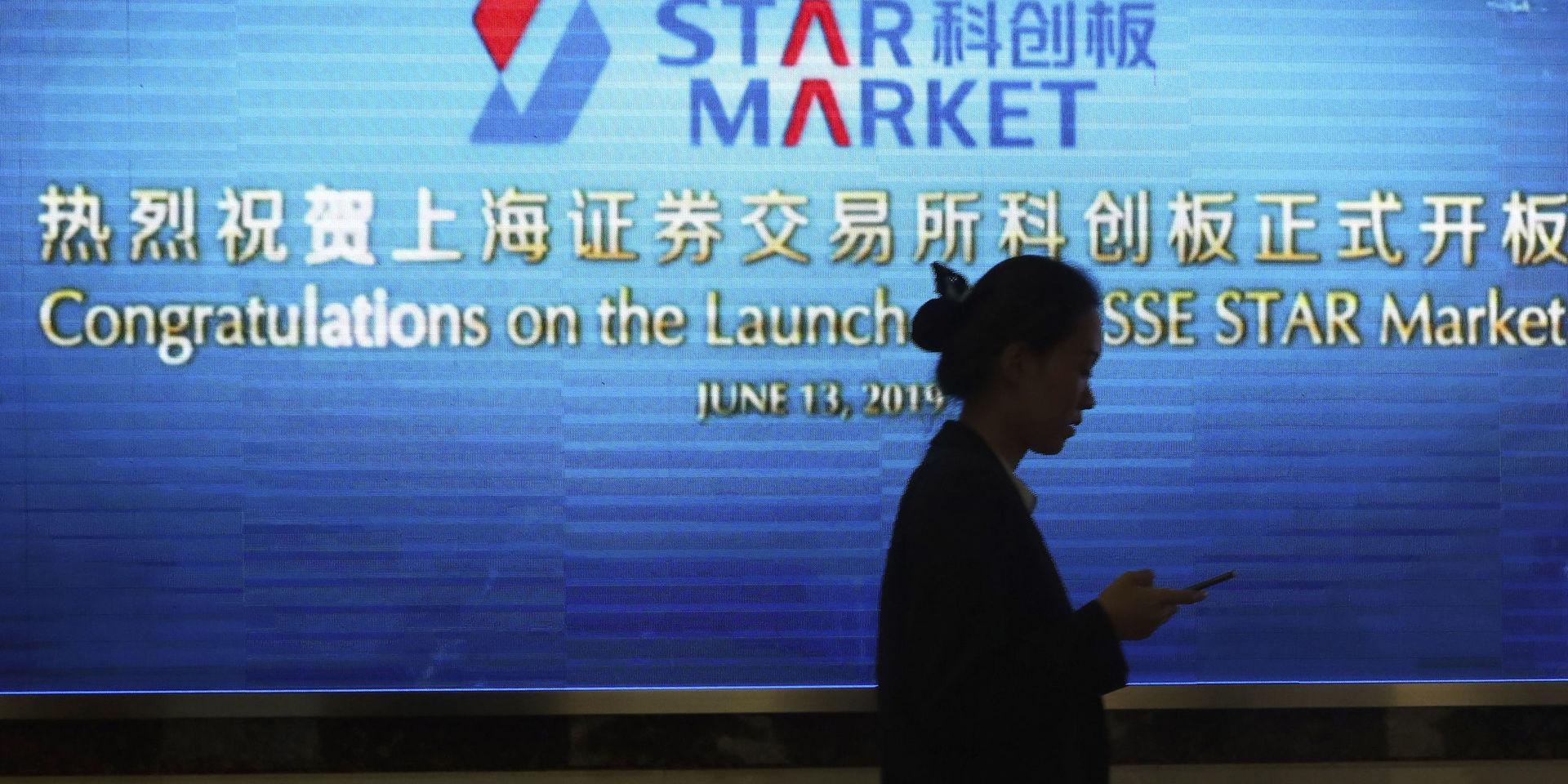 Handeln har inletts på Shanghais Star market.