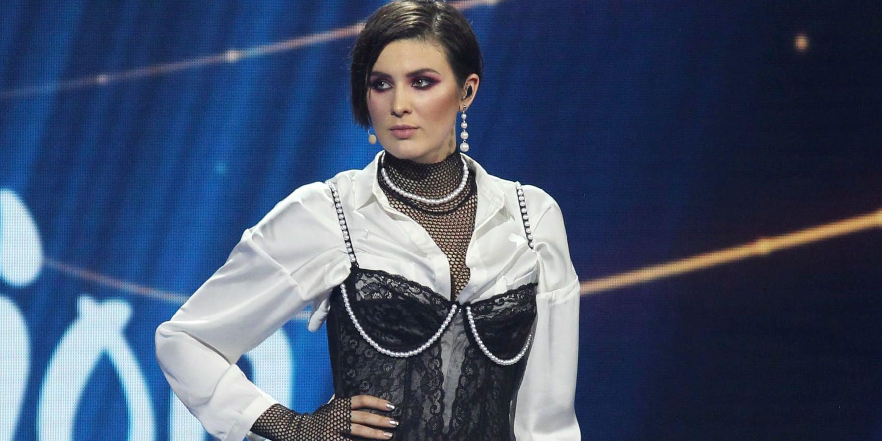 Maruv vann den ukrainska versionen av Melodifestivalen – men valde att hoppa av tävlingen efter politiska påtryckningar. Nu drar sig Ukraina ur ESC-finalen. Arkivbild.