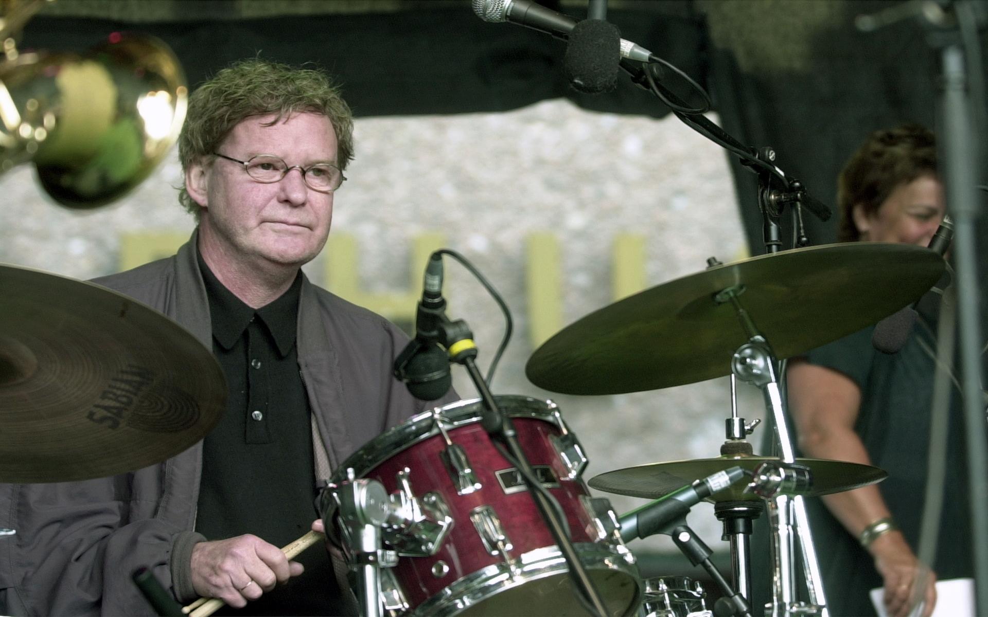 Jon Christensen på Molde Jazzfestival år 2000. 