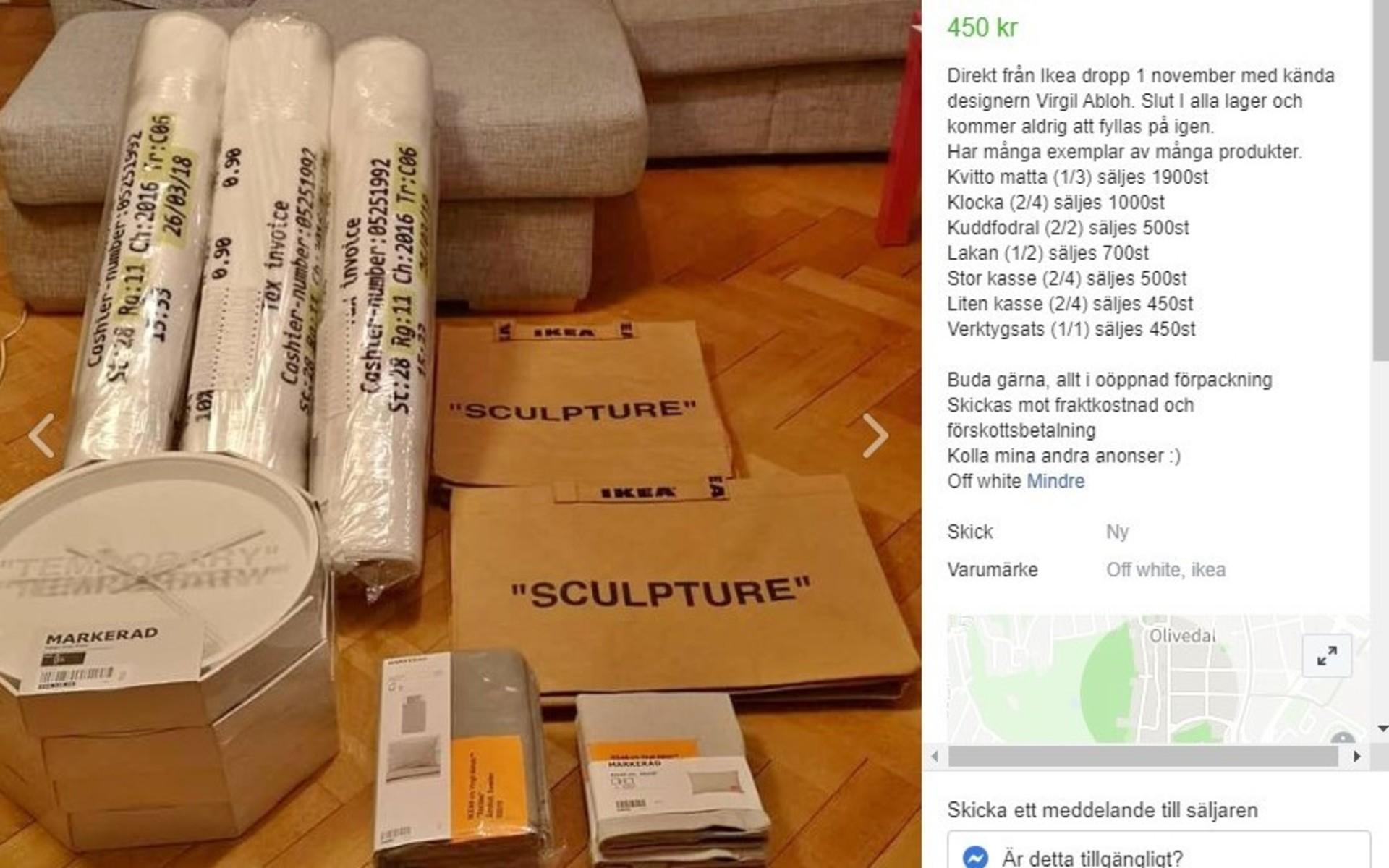 Inför släppet av kollektionen hade Ikea satt upp regeln att varje kund bara fick köpa varsitt exemplar av de 15 produkter som ingick i samarbetet.