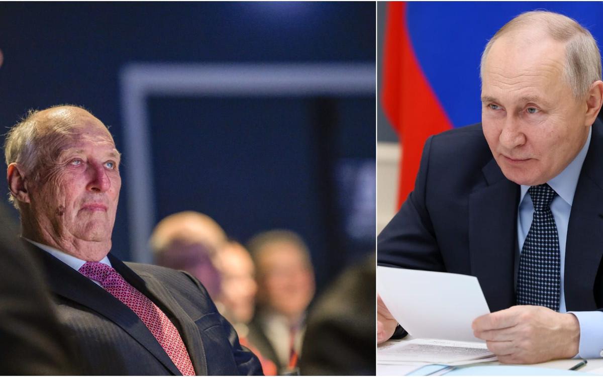 Norsk konge takker Putin, uker etter invasjonen
