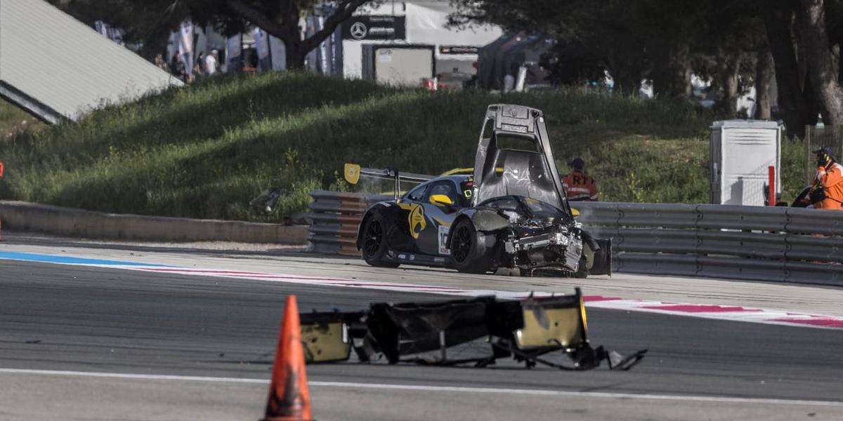 G&ouml;teborgaren Robin Knutsson i Porsche-krasch